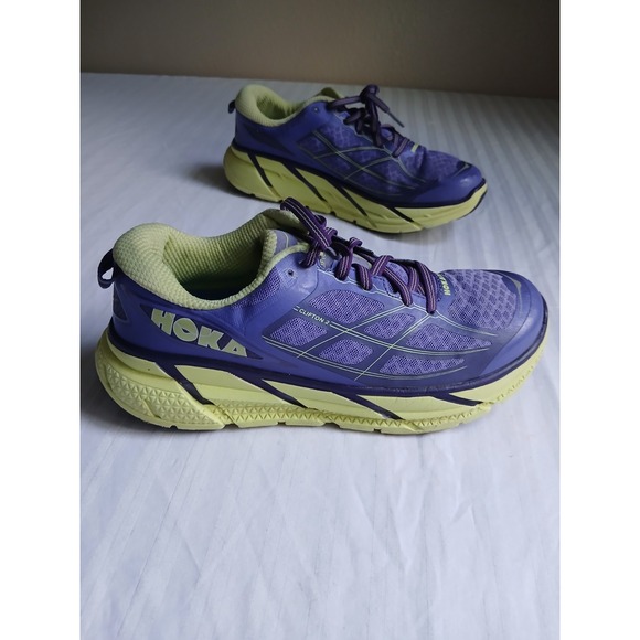 Hoka One One Shoes - Hoka One One Women's Purple and Yellow Running Shoes